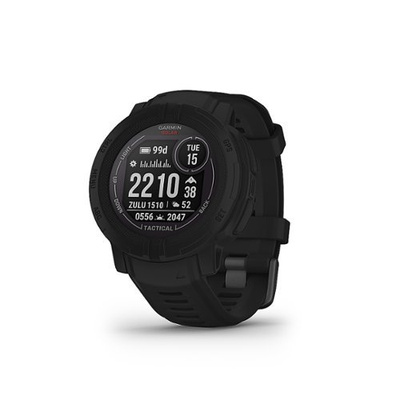 Garmin - Instinct 2 Solar Tactical Edition 45mm Smartwatch Fiber-reinforced Polymer - Black - (2022)