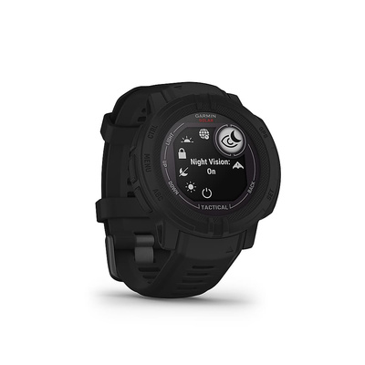 Garmin - Instinct 2 Solar Tactical Edition 45mm Smartwatch Fiber-reinforced Polymer - Black - (2022)