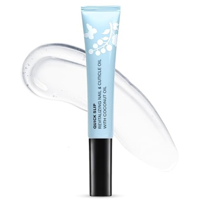 butter LONDON Quick Slip Cuticle Oil for Nails - Revitalizing Cuticle Oil Treatment Softens, Hydrates & Strengthens with Biotin, Horsetail Extract, Vitamin B & Calcium - Fast-Drying Nail Care