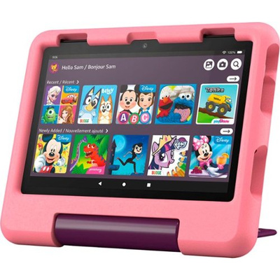 Amazon - Fire HD 8 Kids tablet, ages 3-7 | 3GB memory, 13-hr battery, 32GB (2024 release) - Disney Princess