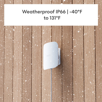 eero - Outdoor 7 Dual-band Mesh Wi-Fi 7 Router (1-pack) - White