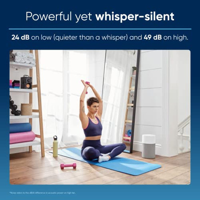 BLUEAIR Air Purifiers for Bedroom Small Room Air Purifiers for Home Air Purifiers for Pets Allergies Air Cleaner, HEPASilent Virus Air Purifier for Dust Baby Air Purifier for Nursery Blue Pure 511 (511)