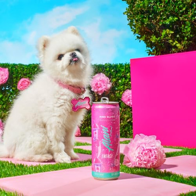 Alani Nu PINK SLUSH, Sugar Free, Low Calorie Energy Drinks, 200mg Caffeine, Biotin, B Vitamins, Zero Sugar, 10 Calories, 12 Fl Oz Cans, 12 Pack (Pink Slush, 12 Fl Oz (Pack of 12))