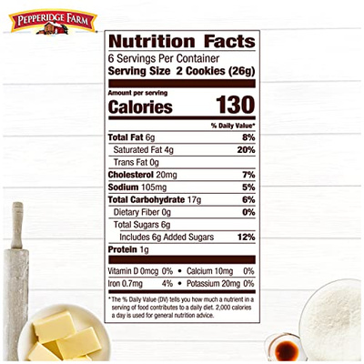 Pepperidge Farm Dublin Shortbread Cookies, 5.5 Oz Bag (Shortbread, 5.5 Ounce (Pack of 1))
