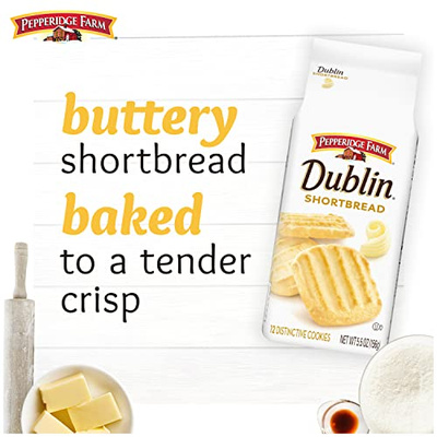 Pepperidge Farm Dublin Shortbread Cookies, 5.5 Oz Bag (Shortbread, 5.5 Ounce (Pack of 1))