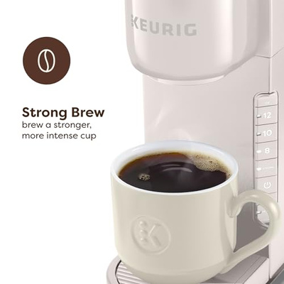 Keurig K-Express Coffee Maker, Single Serve K-Cup Pod Coffee Brewer, Warm Stone (Warm Stone)