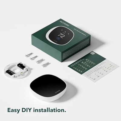 ecobee Smart Thermostat Essential - Energy Star Certified programmable Wi-Fi Thermostat - Works with Siri, Alexa, and Google Assistant (New 2025 ecobee Smart Thermostat Essential - Energy Star Certified programmable Wi-Fi Thermostat - Works with Siri, Alexa, and Google Assistant)