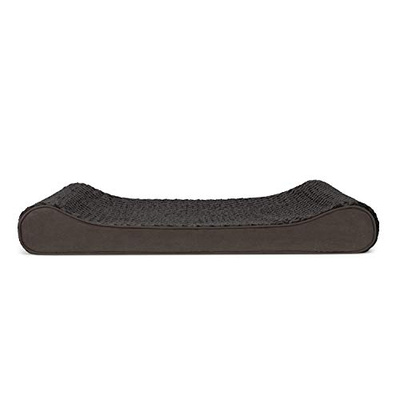 Furhaven Orthopedic Dog Bed for Large Dogs w/ Removable Washable Cover, For Dogs Up to 75 lbs - Ultra Plush Faux Fur & Suede Luxe Lounger Contour Mattress - Chocolate, Jumbo/XL (45.0"L x 30.0"W x 6.0"Th, Chocolate)