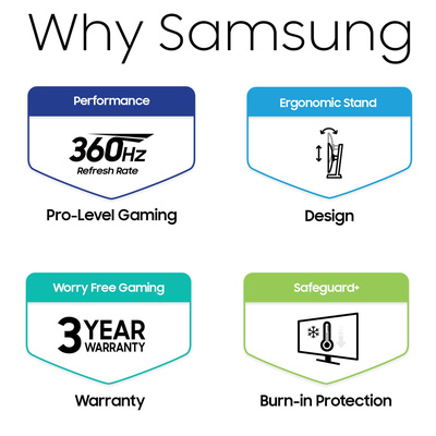 Samsung - 27" Odyssey OLED G6 (G60SD) QHD 360Hz 0.03ms FreeSync Premium Pro Gaming Monitor with HDR - Silver