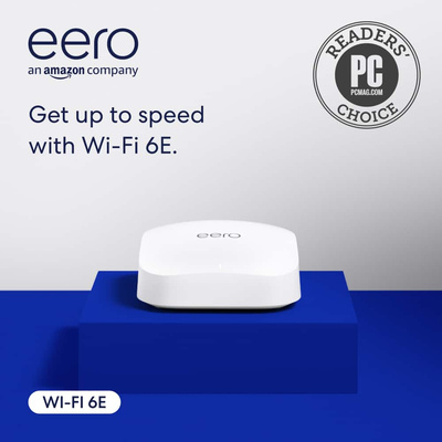 eero - Pro 6E Tri-band Mesh Wi-Fi 6E System (1-pack) - White