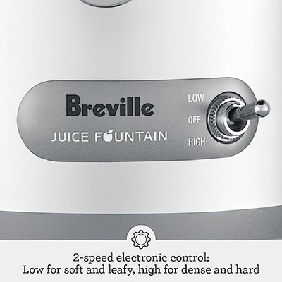 Breville Juice Fountain Plus JE98XL, Silver (Painted Silver, One Size)