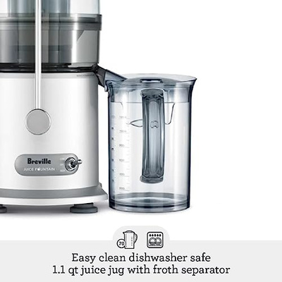 Breville Juice Fountain Plus JE98XL, Silver (Painted Silver, One Size)