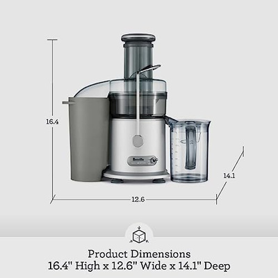 Breville Juice Fountain Plus JE98XL, Silver (Painted Silver, One Size)