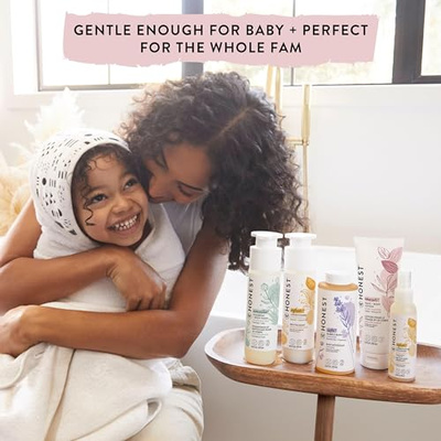 The Honest Company Silicone-Free Conditioner | Gentle for Baby | Naturally Derived, Tear-free, Hypoallergenic | Fragrance Free Sensitive, 10 fl oz (Fragrance Free Sensitive, 10 Fl Oz (Pack of 1))