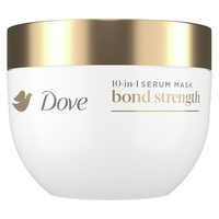 Dove Hair Bond Strength 10in1 Serum Mask for Chemically Damaged Hair with Bio-Protein Care Technology plus Peptide Complex 9.2 fl oz. (9.2 Fl Oz (Pack of 1), Bond Strength)