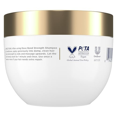 Dove Hair Bond Strength 10in1 Serum Mask for Chemically Damaged Hair with Bio-Protein Care Technology plus Peptide Complex 9.2 fl oz. (9.2 Fl Oz (Pack of 1), Bond Strength)
