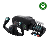 Turtle Beach VelocityOne Flight Universal Control System - Xbox Series X & Xbox Series S, Xbox One & Windows 10 & 11 PCs with Yoke Handle, Throttle Quadrant, Trim Wheel & Rudder Controls (Universal Control System)