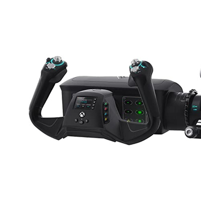 Turtle Beach VelocityOne Flight Universal Control System - Xbox Series X & Xbox Series S, Xbox One & Windows 10 & 11 PCs with Yoke Handle, Throttle Quadrant, Trim Wheel & Rudder Controls (Universal Control System)