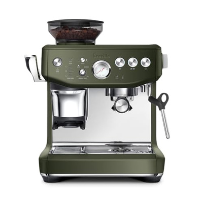 Breville Barista Express Impress Espresso Machine BES876OLT, Olive Tapenade (Olive Tapenade)