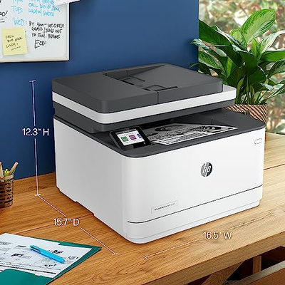 HP LaserJet Pro MFP 3101fdw Wireless Black & White All-in-One Laser Printer, Scanner, Copier, Fax, Best-for-Office (3G628F)