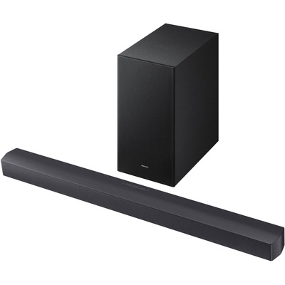 Samsung - B-Series HW-B550F 2.1Ch DTS Virtual:X Soundbar with Subwoofer - Titan Black