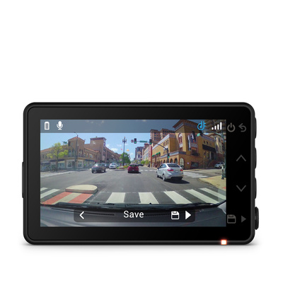 Garmin - Dash Cam X110 1080p Dash Cam with a 140-degree Field of View and built-in Clarity Polarizer - Black
