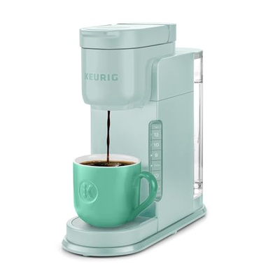 Keurig K-Express Single Serve K-Cup Pod Coffee Maker, 3 Brew Sizes, Strong Button Feature, 42oz Removable Reservoir, Mint (Mint)