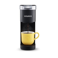 Keurig K-Mini Single Serve K-Cup Pod Coffee Maker, 6 to 12oz Brew size, with Cord Storage, Perfect for Small Spaces, Black (Black)