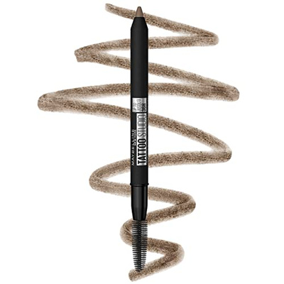 Maybelline TattooStudio Waterproof Eyebrow Pencil, Sharpenable, Longwear, Long Lasting, Pigmented Eyebrow Pencil for Defined Brows, Blonde, 1 Count (250 BLONDE, 0.03 Ounce (Pack of 1))