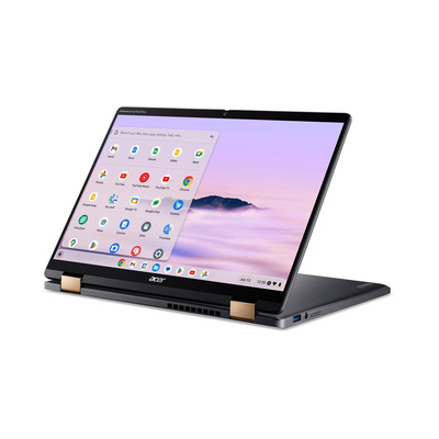 Acer - Chromebook Plus Spin 714 Laptop with Google AI – 14" WUXGA Touch - Intel Core Ultra 5 115U – 8GB LPDDR5 – 256GB SSD - Steel Gray
