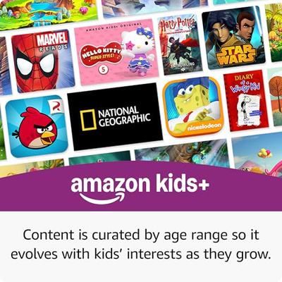 Amazon Fire HD 10 Kids Pro tablet (newest model) ages 6-12. Bright 10.1" HD screen, includes ad-free content, robust parental controls, 13-hr battery and slim case for older kids, 32 GB, Happy Day (Happy Day, Amazon Fire HD 10 Kids Pro (Standalone))