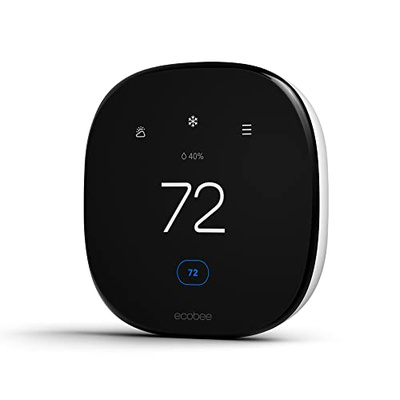 ecobee Smart Thermostat Enhanced - Programmable Wifi Thermostat - Works with Siri, Alexa, Google Assistant - Energy Star Certified - Smart Home (Thermostat)
