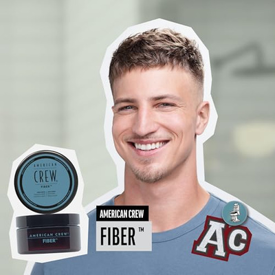 American Crew Men's Hair Fiber, Like Hair Gel with High Hold & Low Shine, 3 oz (3 Ounce (Pack of 1))