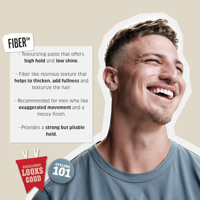 American Crew Men's Hair Fiber, Like Hair Gel with High Hold & Low Shine, 3 oz (3 Ounce (Pack of 1))