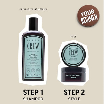 American Crew Men's Hair Fiber, Like Hair Gel with High Hold & Low Shine, 3 oz (3 Ounce (Pack of 1))