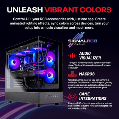 Skytech Gaming Azure 3 Desktop PC, Ryzen 7 7800X3D 4.2 GHz (5GHz Turbo), NVIDIA RTX 5060 Ti 16GB, 1TB Gen4 NVMe SSD, 32GB DDR5 RAM 6000 RGB, 650W Gold PSU, 360mm ARGB AIO, Wi-Fi, Win 11 (7800X3D | 5060 Ti 16GB)