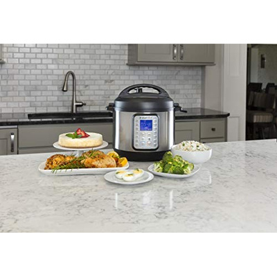 Instant Pot Duo Plus 9-in-1 Multicooker, Pressure Cooker, Slow Cook, Rice Maker, Steamer, Sauté, Yogurt, Warmer & Sterilizer, Includes App With Over 800 Recipes, Stainless Steel, 6 Quarts (6 Quarts)