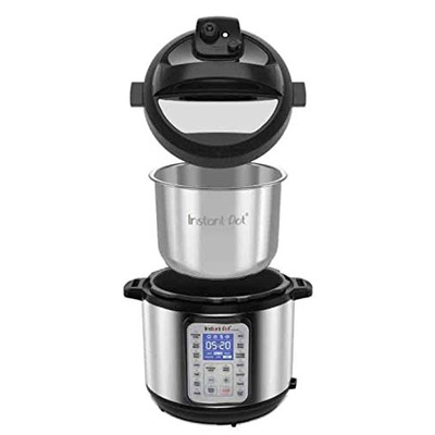 Instant Pot Duo Plus 9-in-1 Multicooker, Pressure Cooker, Slow Cook, Rice Maker, Steamer, Sauté, Yogurt, Warmer & Sterilizer, Includes App With Over 800 Recipes, Stainless Steel, 6 Quarts (6 Quarts)