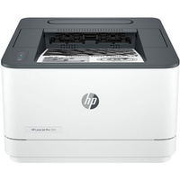 HP - LaserJet Pro 3001dw Wireless Black-and- Laser Printer - White