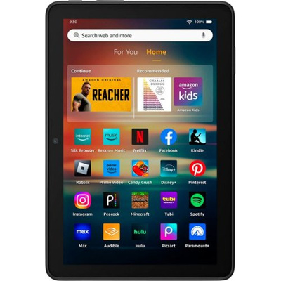 Amazon - Fire HD 8 tablet, 8” HD Display, 3GB memory, 32GB, designed for portable entertainment (2024 release) - BLACK