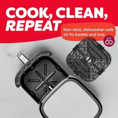 Instant Pot 4QT Vortex Plus 6-in-1 Mini Air Fryer, Custom Program Options, Crisps, Broils, Roasts, Dehydrates, Bakes, Reheats, 100+ In-App Recipes, Stainless Steel,4 Quarts (Stainless Steel)