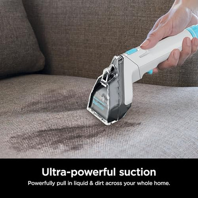 Shark StainStriker Portable Carpet, Upholstery & Area Rug Cleaner with Pet Mess Tool, Stain & Odor Remover, Perfect for Car Interiors, Includes 3 Cleaning Tools & Cleaning Solution, White, PX201 (StainStriker)