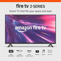 Amazon Fire TV 32" 2-Series (newest model), HD smart TV with Fire TV Alexa Voice Remote, stream live TV without cable (32-inch, TV only)