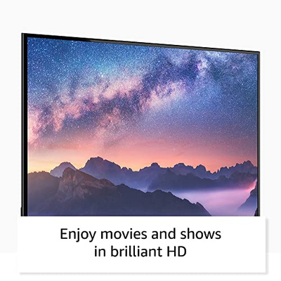 Amazon Fire TV 32" 2-Series (newest model), HD smart TV with Fire TV Alexa Voice Remote, stream live TV without cable (32-inch, TV only)