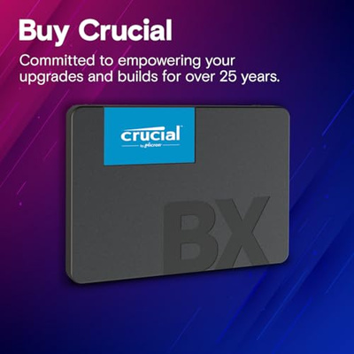 Crucial BX500 4TB 3D NAND SATA 2.5-Inch Internal SSD, up to 540MB/s - CT4000BX500SSD1, Solid State Drive (4 TB)