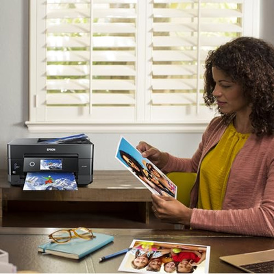 Epson Expression Premium XP-7100 Wireless Color Photo Printer with ADF, Scanner and Copier, Black, Small (XP-7100)