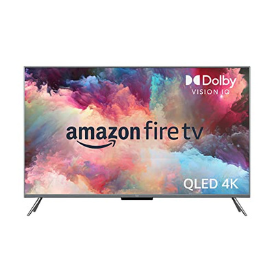 Amazon Fire TV 55" Omni QLED Series 4K UHD smart TV, Dolby Vision IQ, Fire TV Ambient Experience, local dimming, hands-free with Alexa (55-inch, TV only)