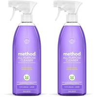 Method All-Purpose Cleaner, French Lavender, 28 Ounce, 1 pack, Packaging May Vary (Pack of 2) (28 Fl Oz (Pack of 2), Spray Bottle)