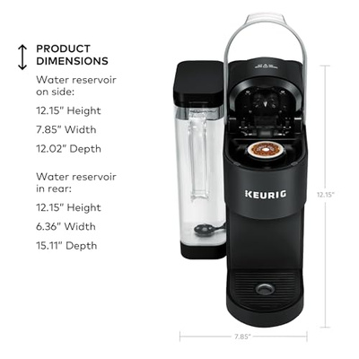 Keurig K-Supreme Single Serve K-Cup Pod Coffee Maker, MultiStream Technology, 4 Brew Sizes, 66oz Dual-Position Removable Reservoir, Black (Black, Coffee Maker)