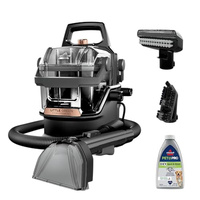BISSELL Little Green HydroSteam Multi-Purpose Portable Carpet and Upholstery Cleaner, Car and Auto Detailer, 3618 (Modern)